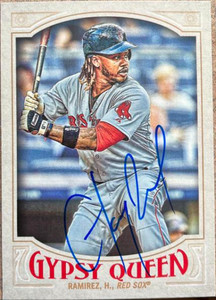 Hanley Ramirez Autographed 2016 Topps Gypsy Queen #152