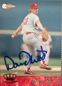 SOLD 5237 David West Autographed 1994 Pacific #489