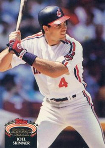 1992 Stadium Club #278 Joel Skinner VG Cleveland Indians 