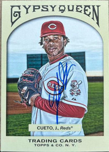 Johnny Cueto Autographed 2011 Topps Gypsy Queen #23