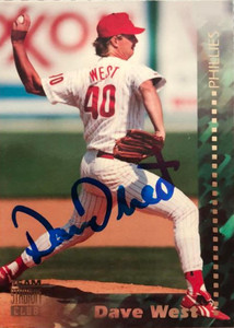David West Autographed 1994 Stadium Club Team #220