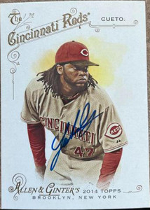 Johnny Cueto Autographed 2014 Topps Allen & Ginter #69