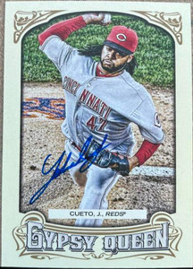 Johnny Cueto Autographed 2014 Topps Gypsy Queen #233