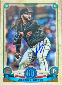 Johnny Cueto Autographed 2019 Topps Gypsy Queen #193
