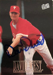 David West Autographed 1996 Fleer Ultra #528