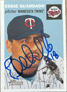 Eddie Guardado Autographed 2003 Topps Heritage #113