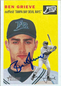 Ben Grieve Autographed 2003 Topps Heritage #33