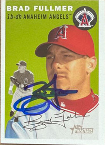 Brad Fullmer Autographed 2003 Topps Heritage #96