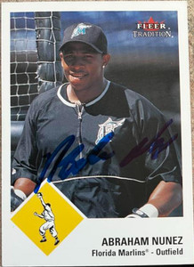 Abraham Nunez Autographed 2003 Fleer Tradition #175