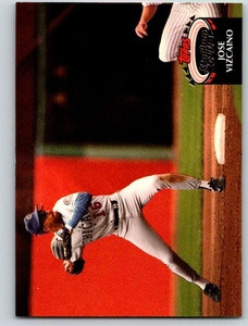 1992 Stadium Club #359 Jose Vizcaino VG Chicago Cubs 