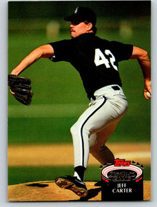 1992 Stadium Club #381 Jeff Carter VG Chicago White Sox 