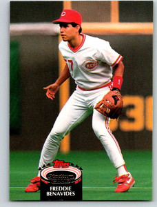 1992 Stadium Club #394 Freddie Benavides VG Cincinnati Reds 