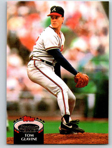 1992 Stadium Club #395 Tom Glavine VG Atlanta Braves 