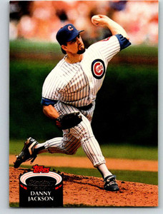 1992 Stadium Club #406 Danny Jackson VG Chicago Cubs 