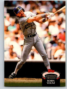 1992 Stadium Club #450 Robin Yount VG Milwaukee Brewers 