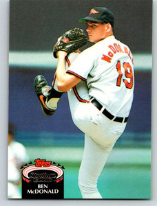 1992 Stadium Club #490 Ben McDonald VG Baltimore Orioles 
