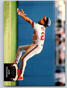 1992 Stadium Club #528 Luis Polonia VG California Angels 
