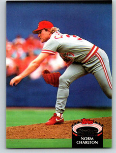 1992 Stadium Club #530 Norm Charlton VG Cincinnati Reds 