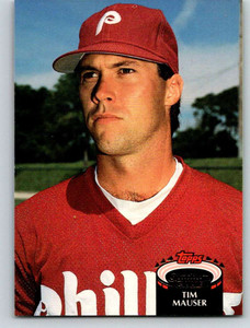 1992 Stadium Club #558 Tim Mauser VG RC Rookie Philadelphia Phillies 