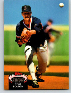 1992 Stadium Club #561 Tom Bolton VG Boston Red Sox 
