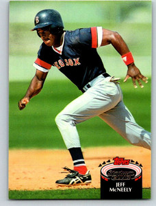 1992 Stadium Club #577 Jeff McNeely VG Boston Red Sox 