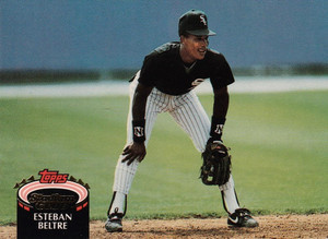 1992 Stadium Club #611 Esteban Beltre VG RC Rookie Chicago White Sox 