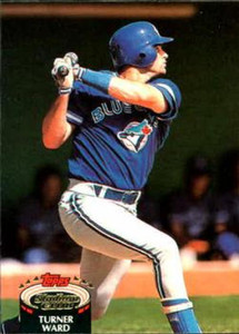 1992 Stadium Club #621 Turner Ward VG Toronto Blue Jays 