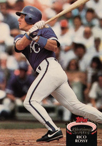1992 Stadium Club #629 Rico Rossy VG Kansas City Royals 
