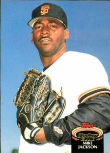 1992 Stadium Club #653 Mike Jackson VG San Francisco Giants 
