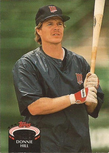 1992 Stadium Club #702 Donnie Hill VG Minnesota Twins 