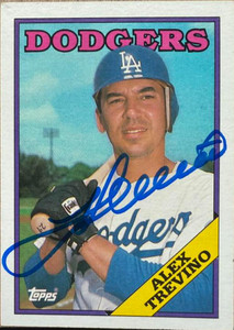 Alex Trevino Autographed 1988 Topps #512