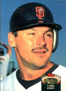 1992 Stadium Club #747 Chris James VG San Francisco Giants 