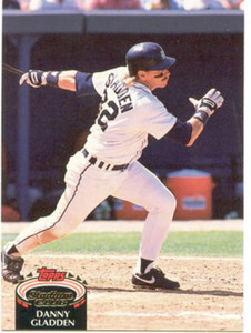 1992 Stadium Club #801 Dan Gladden VG Detroit Tigers 