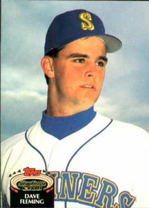 1992 Stadium Club #814 Dave Fleming VG Seattle Mariners 