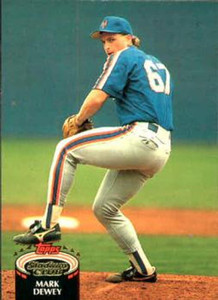 1992 Stadium Club #817 Mark Dewey VG New York Mets 