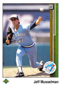 1989 Upper Deck #41 Jeff Musselman VG Toronto Blue Jays 
