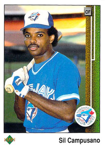 1989 Upper Deck #45 Sil Campusano VG RC Rookie Toronto Blue Jays 