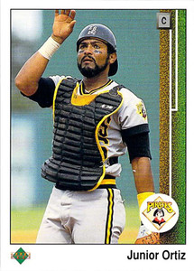 1989 Upper Deck #86 Junior Ortiz VG Pittsburgh Pirates 