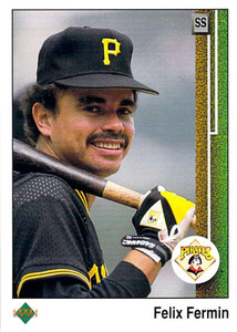 1989 Upper Deck #88 Felix Fermin VG Pittsburgh Pirates 