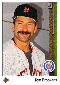 1989 Upper Deck #106 Tom Brookens VG Detroit Tigers 