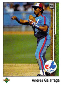 1989 Upper Deck #115 Andres Galarraga VG Montreal Expos 