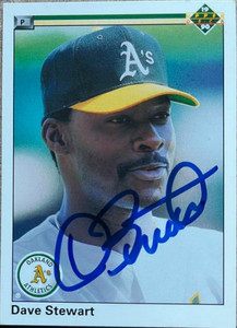 Dave Stewart Autographed 1990 Upper Deck #272