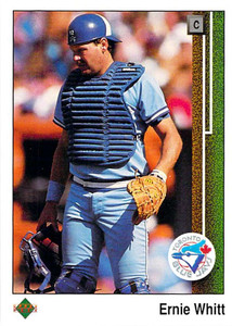 1989 Upper Deck #118 Ernie Whitt VG Toronto Blue Jays 