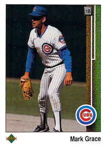 1989 Upper Deck #140 Mark Grace VG Chicago Cubs 