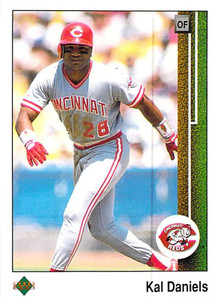 1989 Upper Deck #160 Kal Daniels VG Cincinnati Reds 