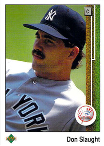 1989 Upper Deck #178 Don Slaught VG New York Yankees 