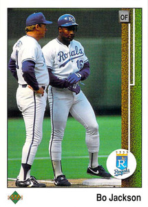 1989 Upper Deck #221 Bo Jackson VG Kansas City Royals 