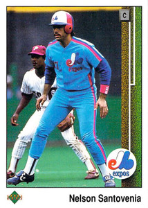 1989 Upper Deck #380 Nelson Santovenia VG Montreal Expos 
