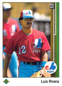 1989 Upper Deck #423 Luis Rivera VG Montreal Expos 