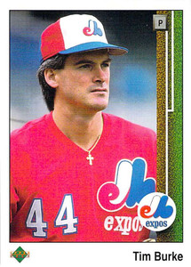 1989 Upper Deck #456 Tim Burke VG Montreal Expos 